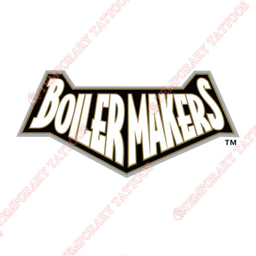 Purdue Boilermakers Customize Temporary Tattoos Stickers NO.5961